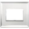 Vimar 21653.72 Eikon - ice silver 3-module plate