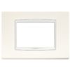 Vimar 20653.B01 Eikon - placca 3 moduli bianco artico