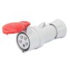 Red socket outlet 3P+N+E 32A 400V 6H IP44 CR