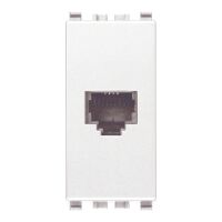 Eikon white - RJ11 telephone connector