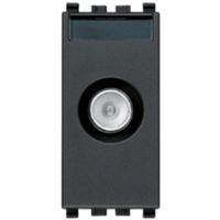 Eikon gris - prise TV pass-through mâle