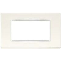 Vimar 20654.B01 Eikon - arctic white 4-module cover plate