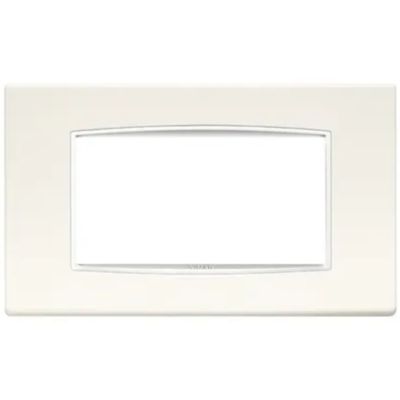 Vimar 20654.B01 Eikon - arctic white 4-module cover plate