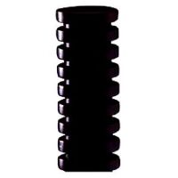 50mm black folding tube for recessed installation FK15