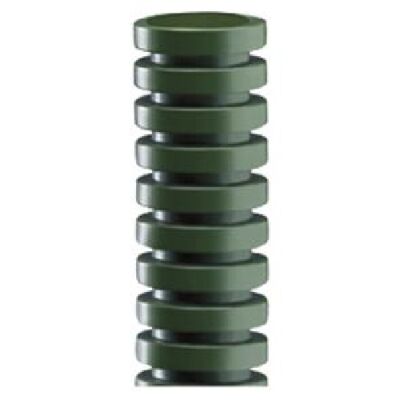 Tubo abatible 20mm verde para empotrar FK15