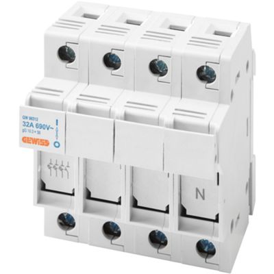 Gewiss GW96312 - fuse disconnector holder 3P+N 32A 4M