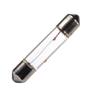 Torpedo incandescent lamp 8X36mm 3W 24V