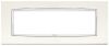 Vimar 20657.C01 Eikon - 7-module arctic white metal plate