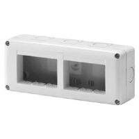 Sistema - contenedor para aparatos IP40 de 6 plazas