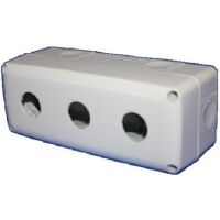 System - 3-place container for ø 22 IP66 appliances