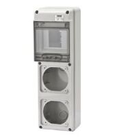 Panneau modulaire vide 5M 2 IEC309 16A IP65