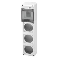 Quadro vuoto componibile 5M 3 IEC309 16A IP65