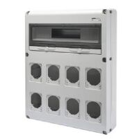 Panneau modulaire vide 20M 8 IEC309 16/32A IP65