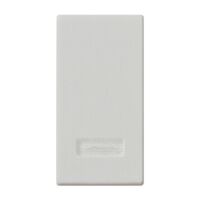 Plana Silver - 1 lightable module key cover