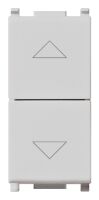 Plana Silver - interlocked switch with arrows