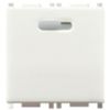 Plana Silver - 230V white LED steplight lamp