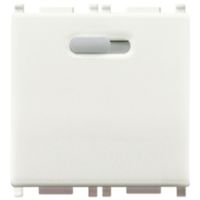 Plana Silver - 230V white LED steplight lamp