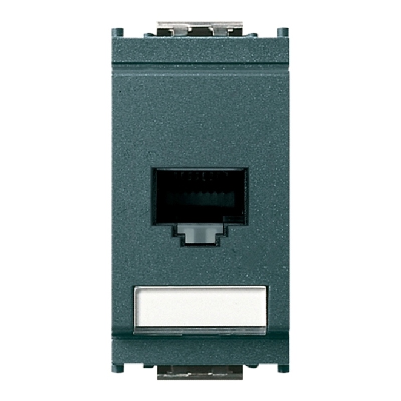 Idea Gray - RJ45 Cat. 5e data transmission connector