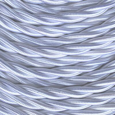 GI Gambarelli 10012 - Silk white twisted cable mm 3G1.5
