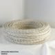 Cable trenzado seda 3G1.5 marfil