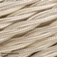 Cable trenzado seda 3G1.5 marfil