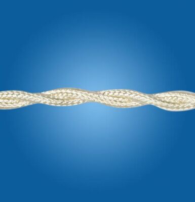 3G1.5 ivory silk braided cable