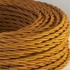 Câble tressé en soie bronze 3G1.5