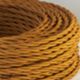 Câble tressé en soie bronze 3G1.5