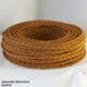 Câble tressé en soie bronze 3G1.5