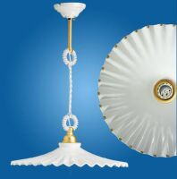 Ventaglio gold drops ceiling suspension chandelier Ø180