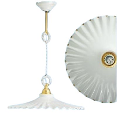 Ventaglio gold drops ceiling suspension chandelier Ø280