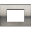 LL - cover plate 3P brushed steel