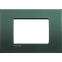 LivingLight - placca Silk quadra in metallo 3 posti park