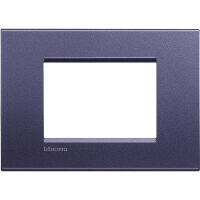 LivingLight - Placa de metal cuadrada de seda para 3 plazas de club