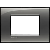 LivingLight - Placa Kristall cuadrada en tecnopolímero 3 plazas London smoke