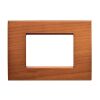 LivingLight - Plato Essenze cuadrado de 3 plazas de madera maciza de cerezo americano