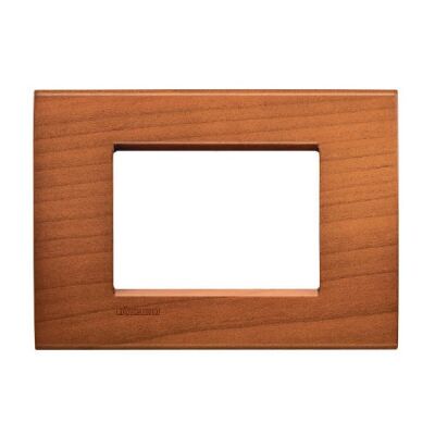 LivingLight - placca Essenze quadra in legno massello 3 posti ciliegio americano