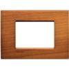 LivingLight - Plato Essenze cuadrado de 3 plazas de madera maciza de cerezo americano