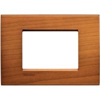 LivingLight - Plato Essenze cuadrado de 3 plazas de madera maciza de cerezo americano