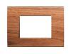 LivingLight - Plato Essenze cuadrado de 3 plazas de madera maciza de nogal nacional