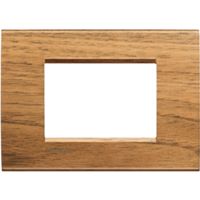 LivingLight - Plato Essenze cuadrado de 3 plazas de madera maciza de nogal nacional