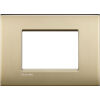 LL - cover plate 3P ice gold mat
