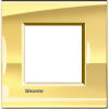 LivingLight - Metals square metal plate 2 places cold gold