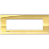 LivingLight - Metals placa metálica cuadrada 7 plazas oro frío