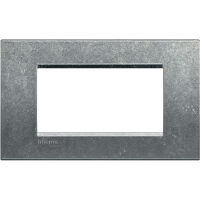 LivingLight - Placa metálica cuadrada Naturalia con 4 lugares nativos