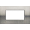 LL - cover plate 4P brushed steel