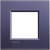 LivingLight - Placa de metal cuadrada de seda para 2 plazas de club