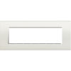 LivingLight - white 7-place square Neutri plate in technopolymer