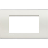 LivingLight - Placa Neutri cuadrada de 4 plazas blanca en tecnopolímero