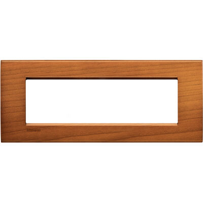 LivingLight - placca Essenze quadra in legno massello 7 posti ciliegio americano